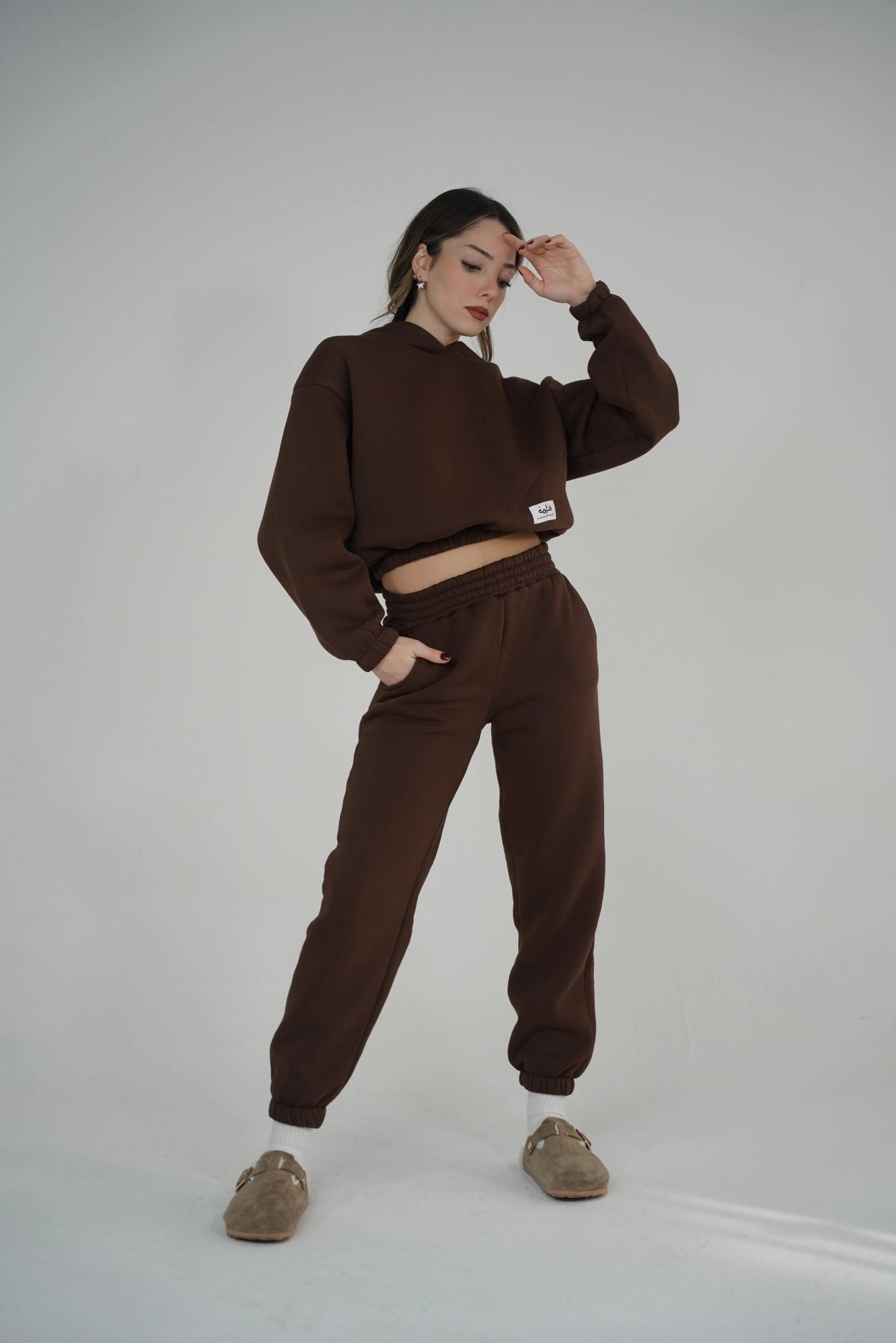 COTS Basic Eşofman Takımı - Kahverengi