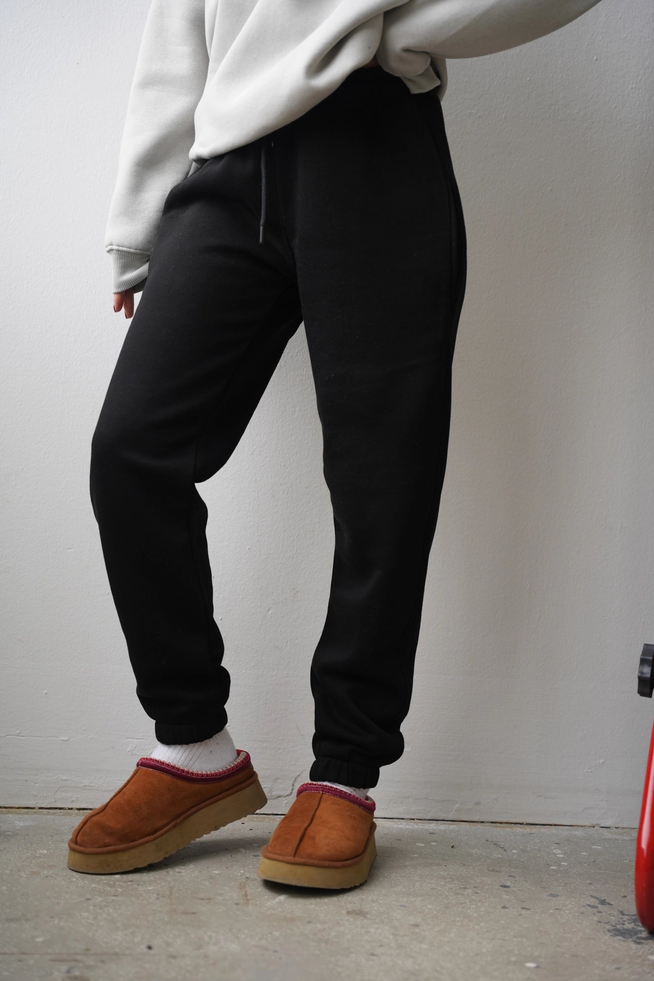 Premium 450 GSM Oversize Eşofman Altı - Siyah