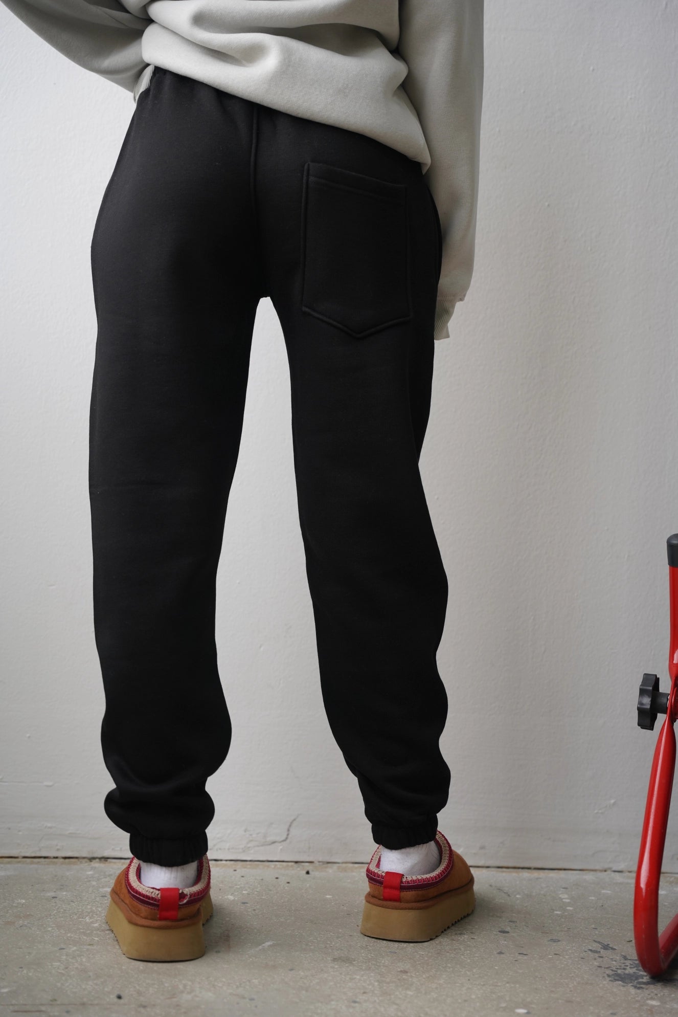 Premium 450 GSM Oversize Eşofman Altı - Siyah