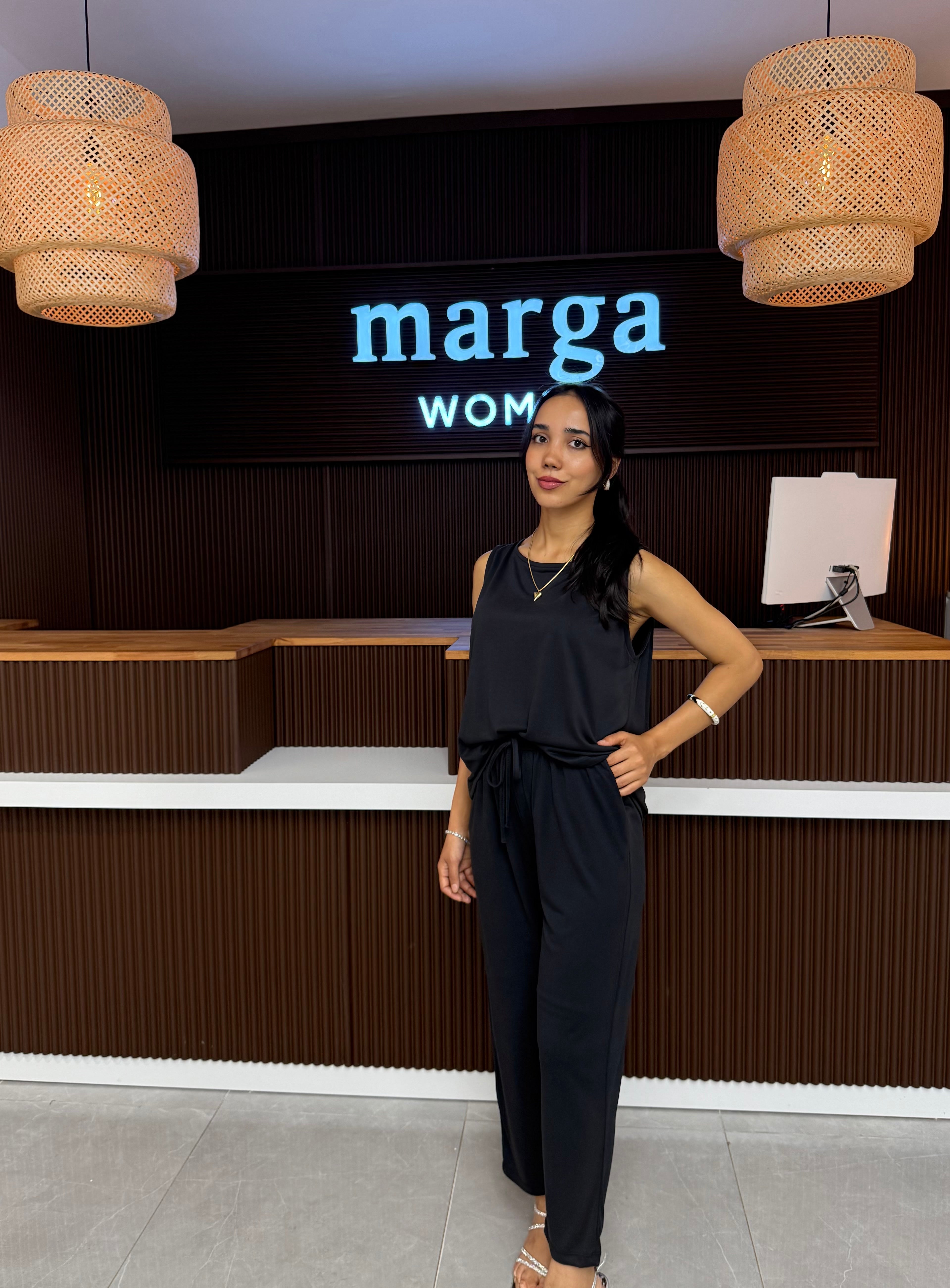 OYSHO KUMAŞ ALT ÜST KOLSUZ TAKIM