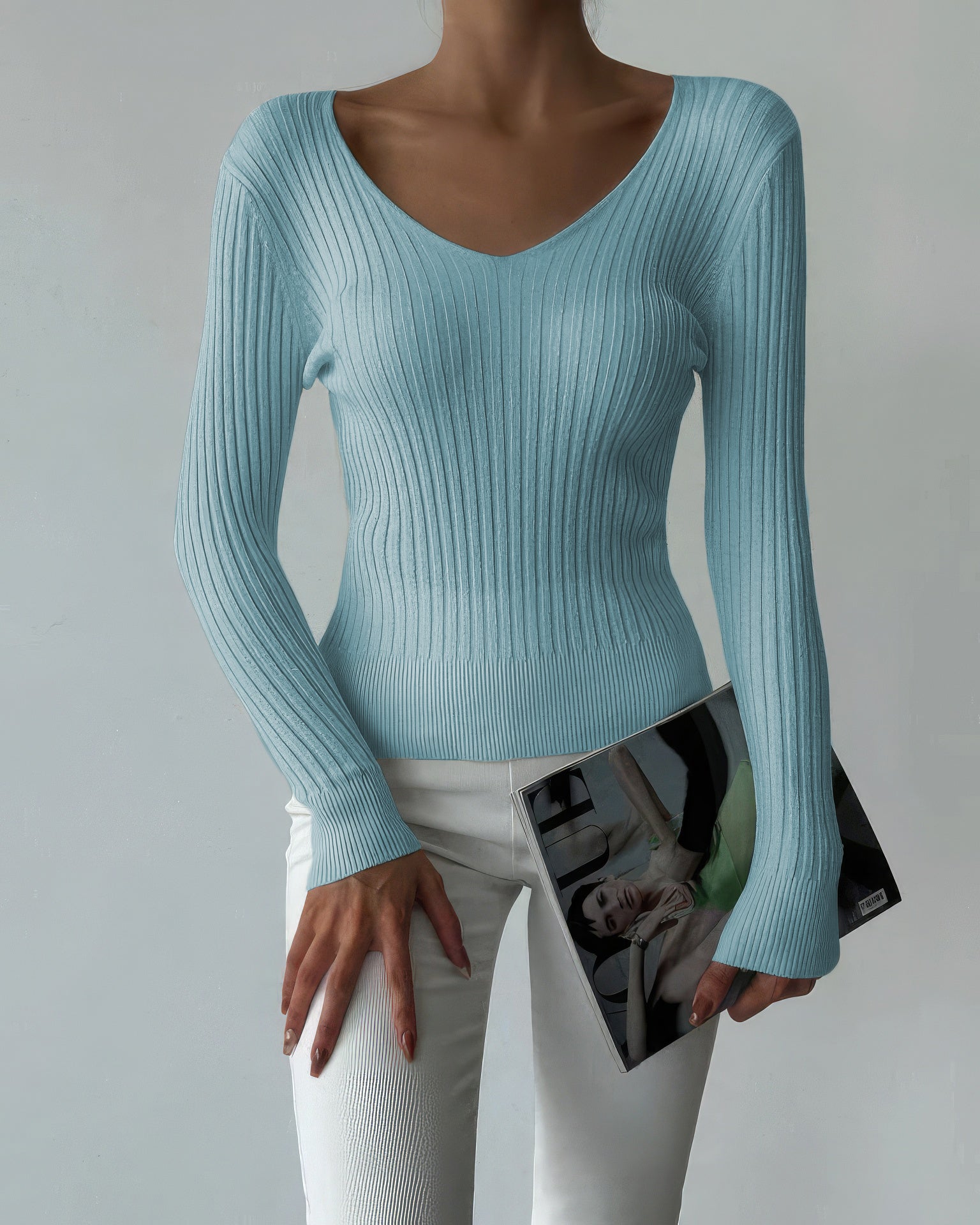 Fitilli V Yaka Triko