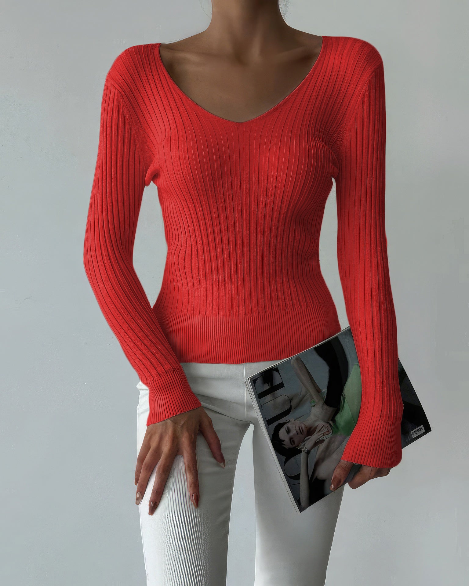 Fitilli V Yaka Triko