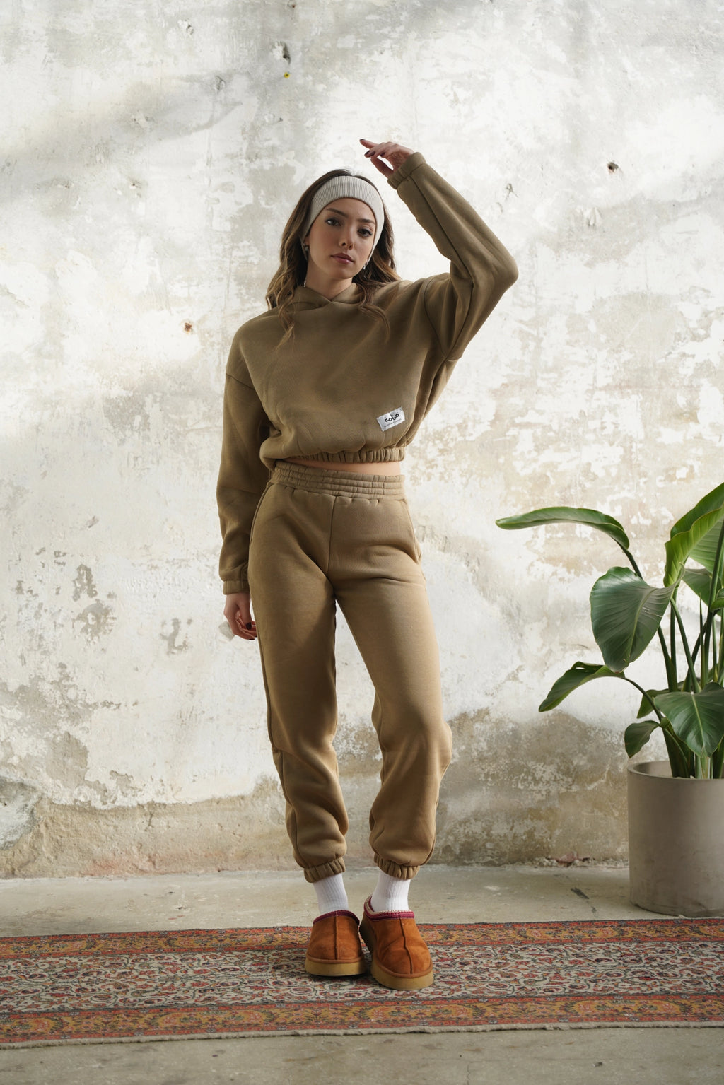 COTS Basic Eşofman Takımı - Camel