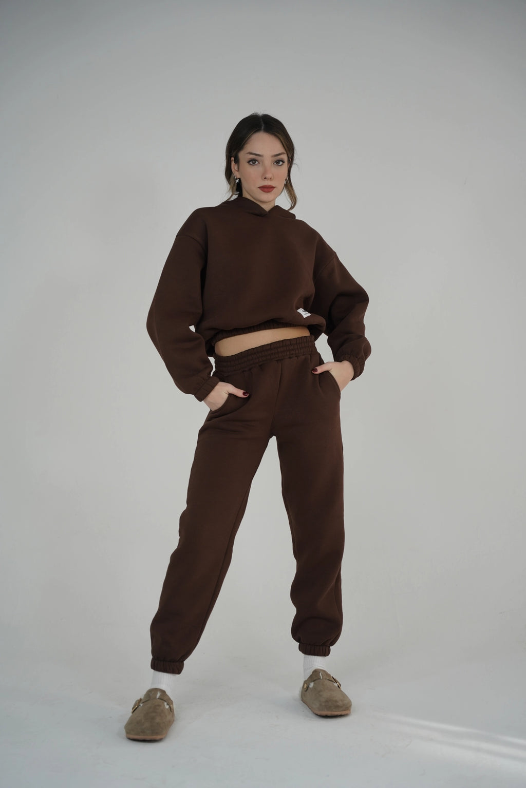 COTS Basic Eşofman Takımı - Kahverengi