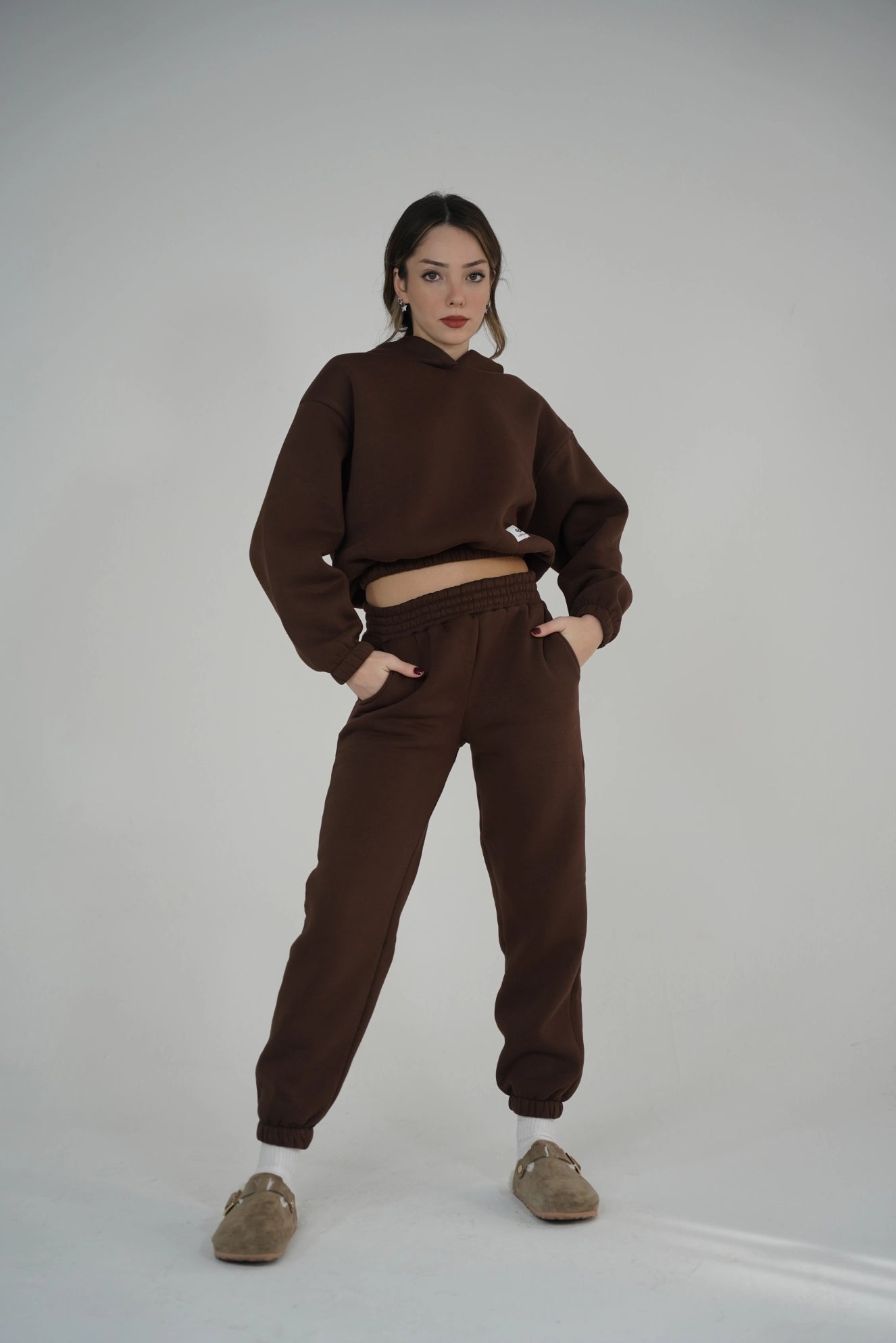 COTS Basic Eşofman Takımı - Kahverengi