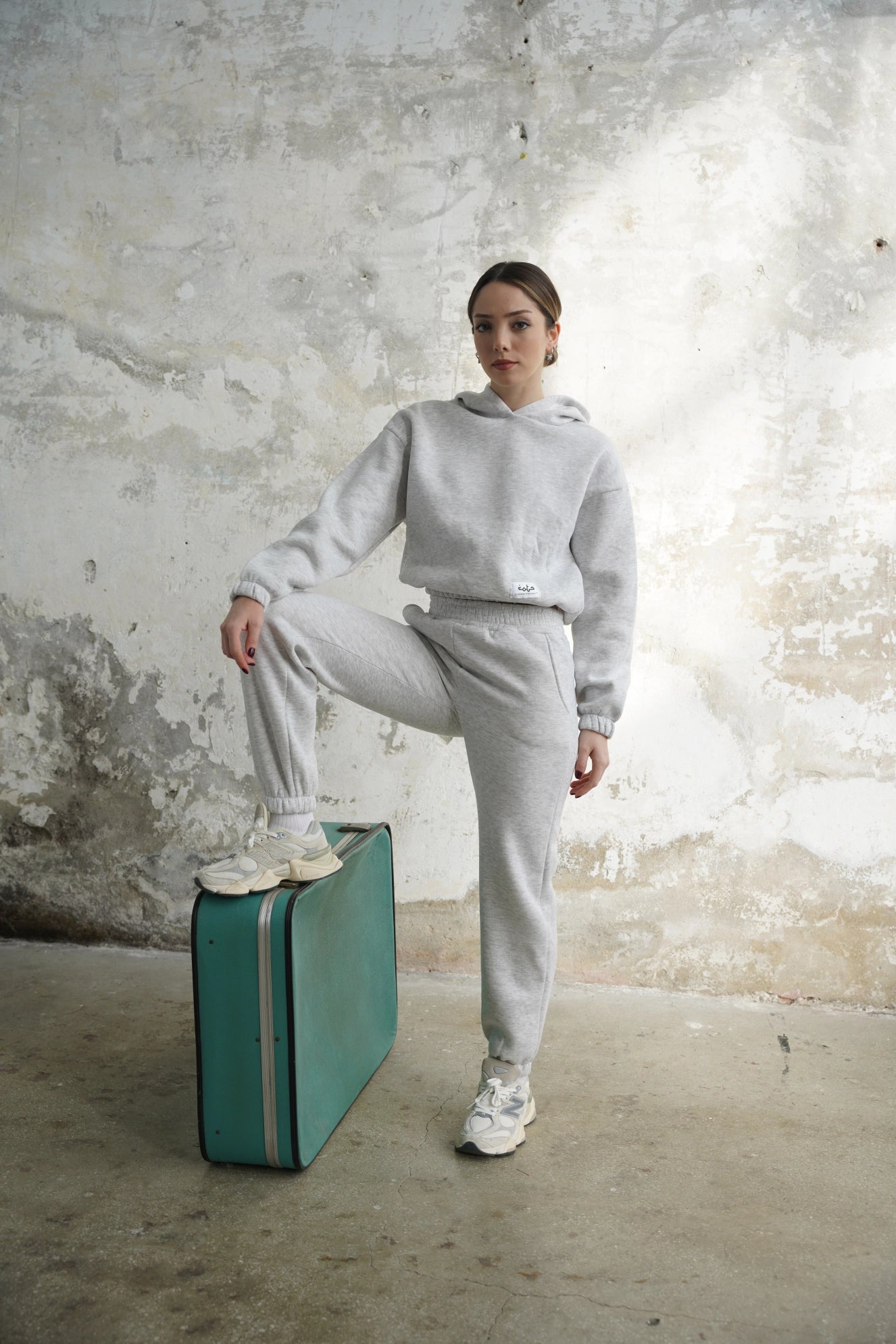 COTS Basic Eşofman Takımı - Gri Melanj