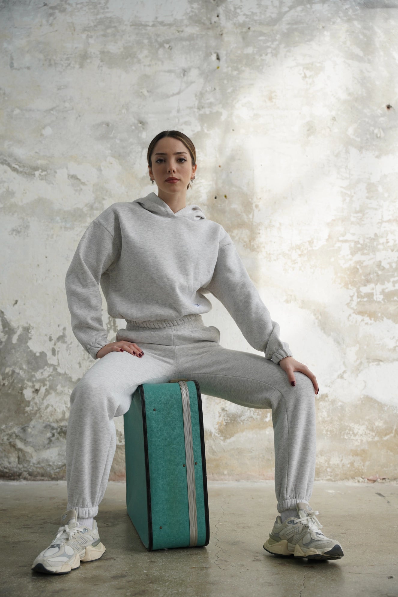 COTS Basic Eşofman Takımı - Gri Melanj