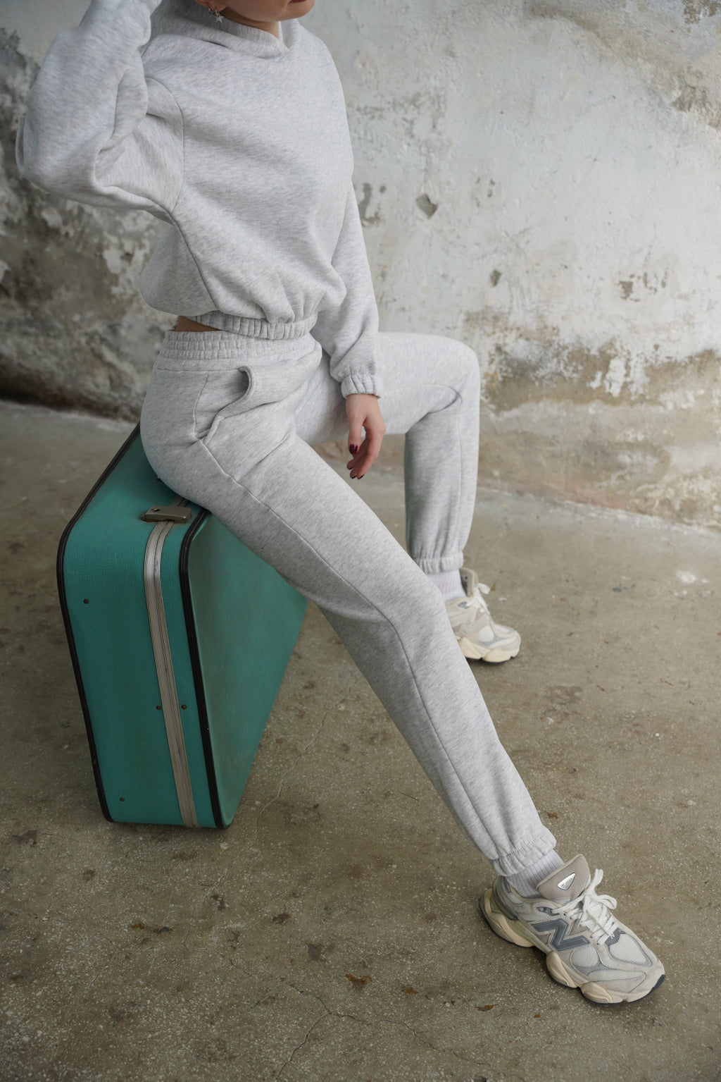 COTS Basic Eşofman Takımı - Gri Melanj