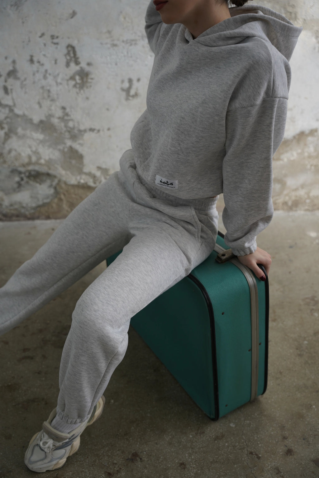 COTS Basic Eşofman Takımı - Gri Melanj