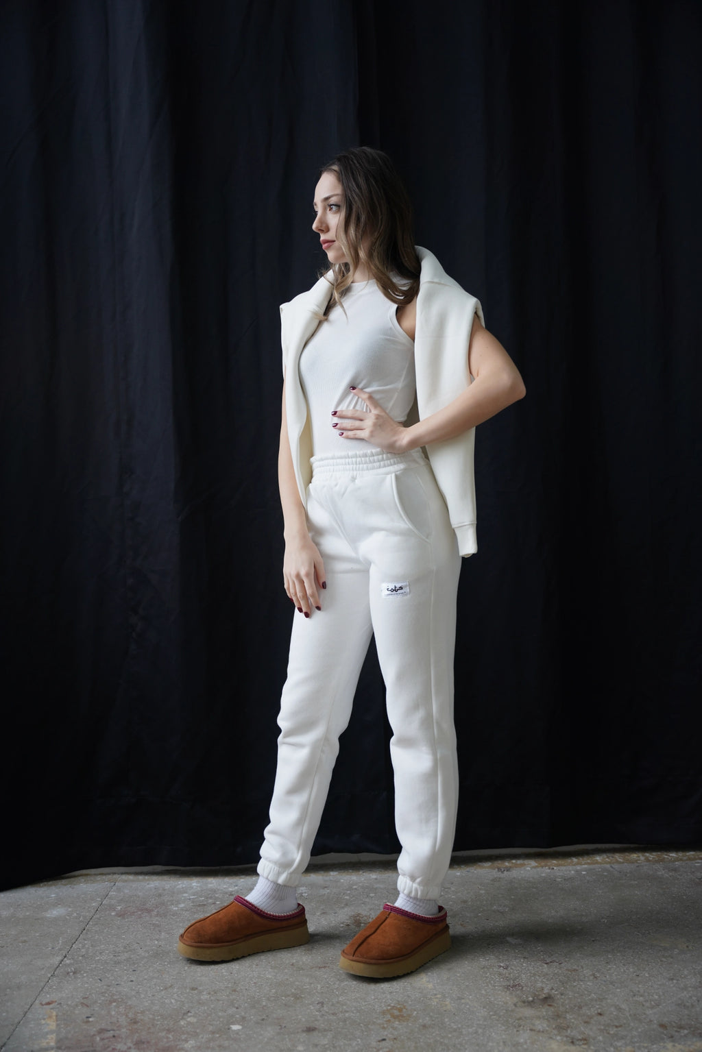 COTS Eşofman Altı - Beyaz