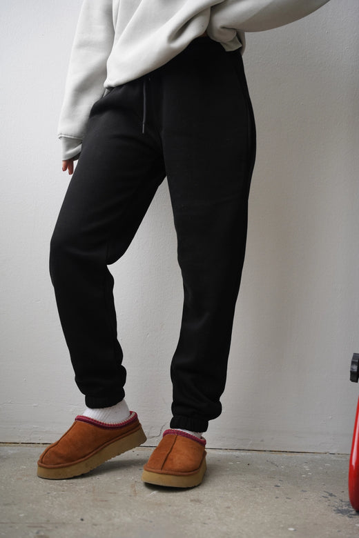 Premium 450 GSM Oversize Eşofman Altı - Siyah