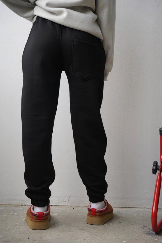 Premium 450 GSM Oversize Eşofman Altı - Siyah