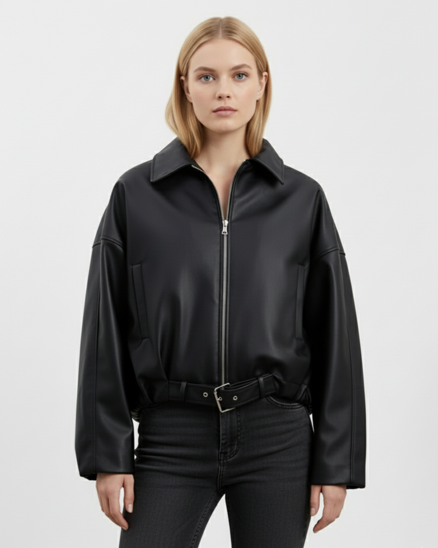 KEMERLİ BOMBER CEKET