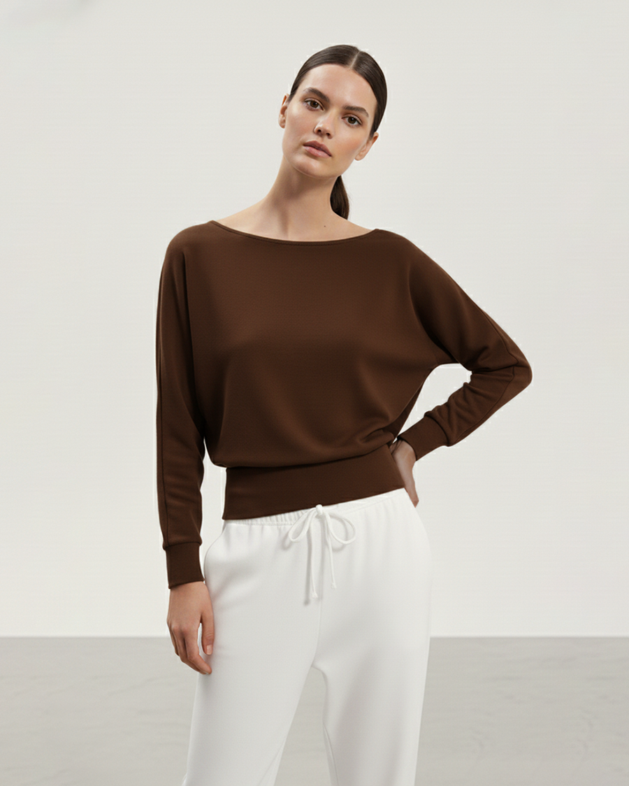 MODAL KAYIK YAKA YARASA BLUZ