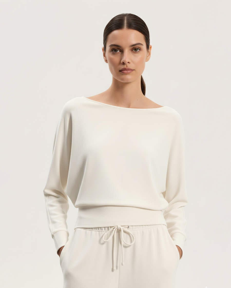 MODAL KAYIK YAKA YARASA BLUZ