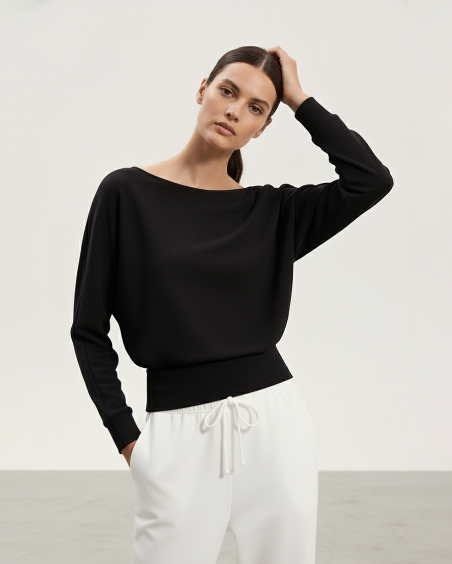 MODAL KAYIK YAKA YARASA BLUZ