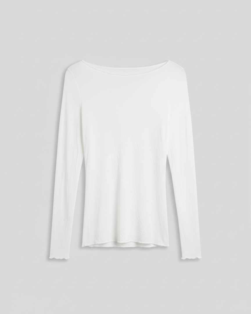 TRANSPARAN KAYIK YAKA BLUZ