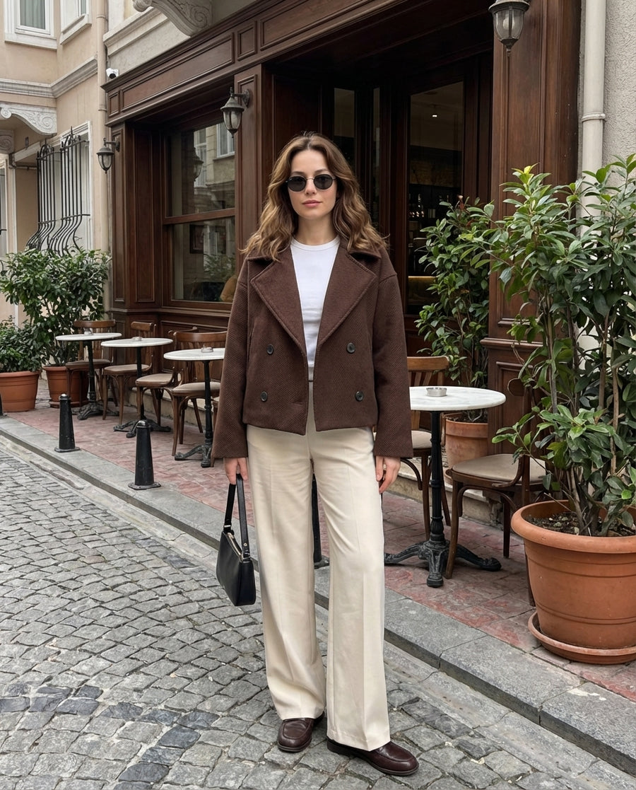 DİYAGONAL KISA KAŞE MONT