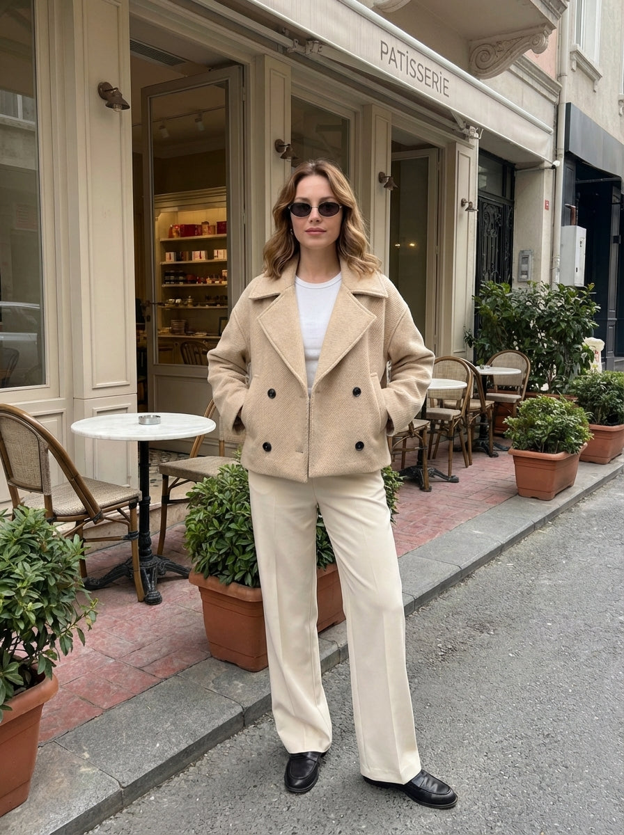 DİYAGONAL KISA KAŞE MONT