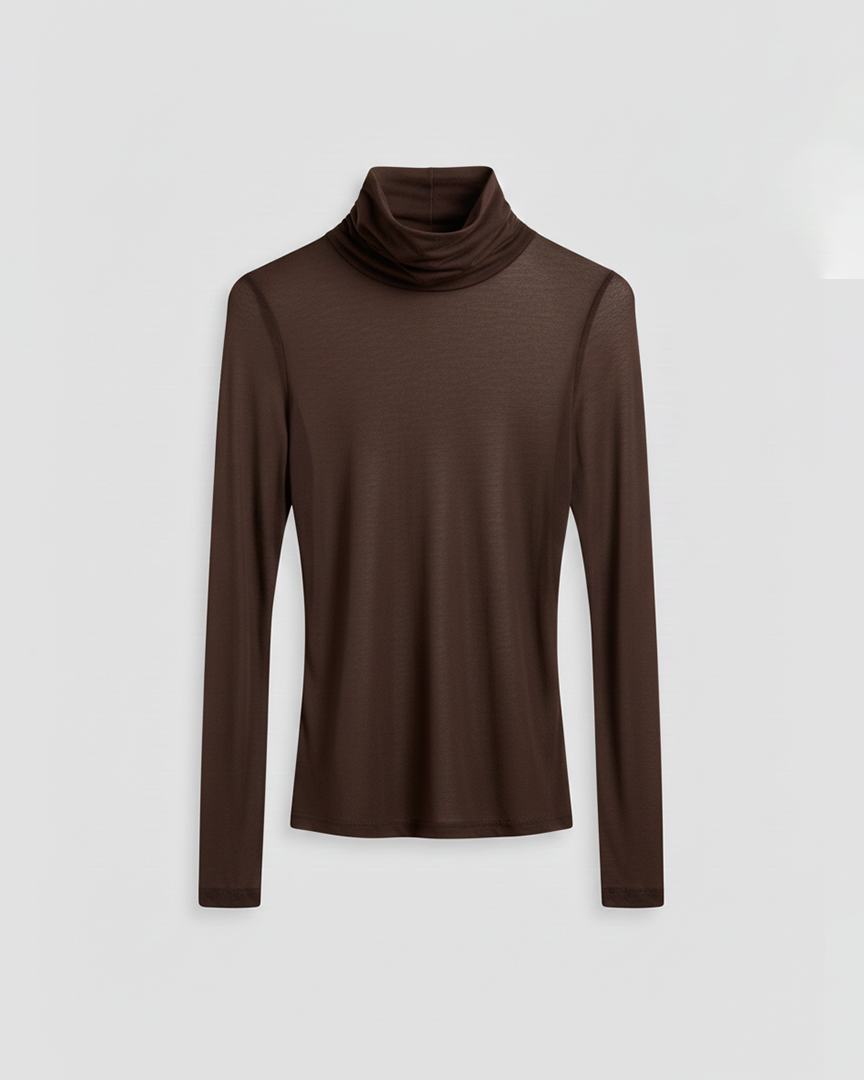 TRANSPARAN BOĞAZLI BLUZ