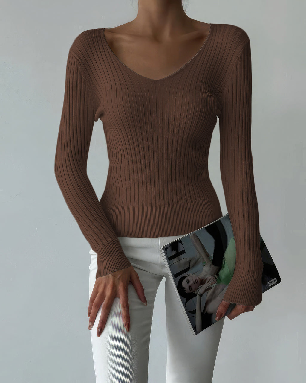 Fitilli V Yaka Triko