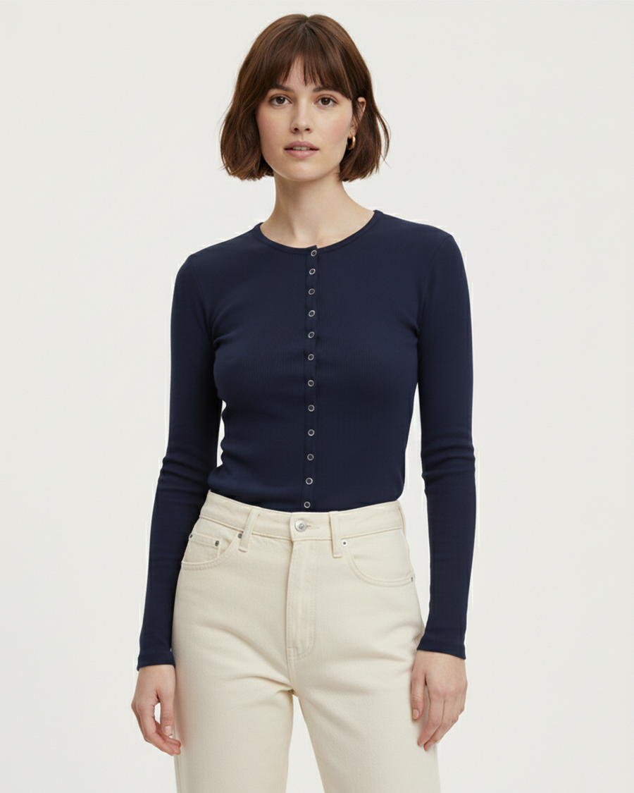 ÇITÇITLI UZUN KOLLU BODY