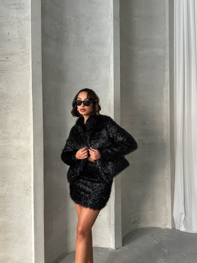 Simli Saçaklı Etek