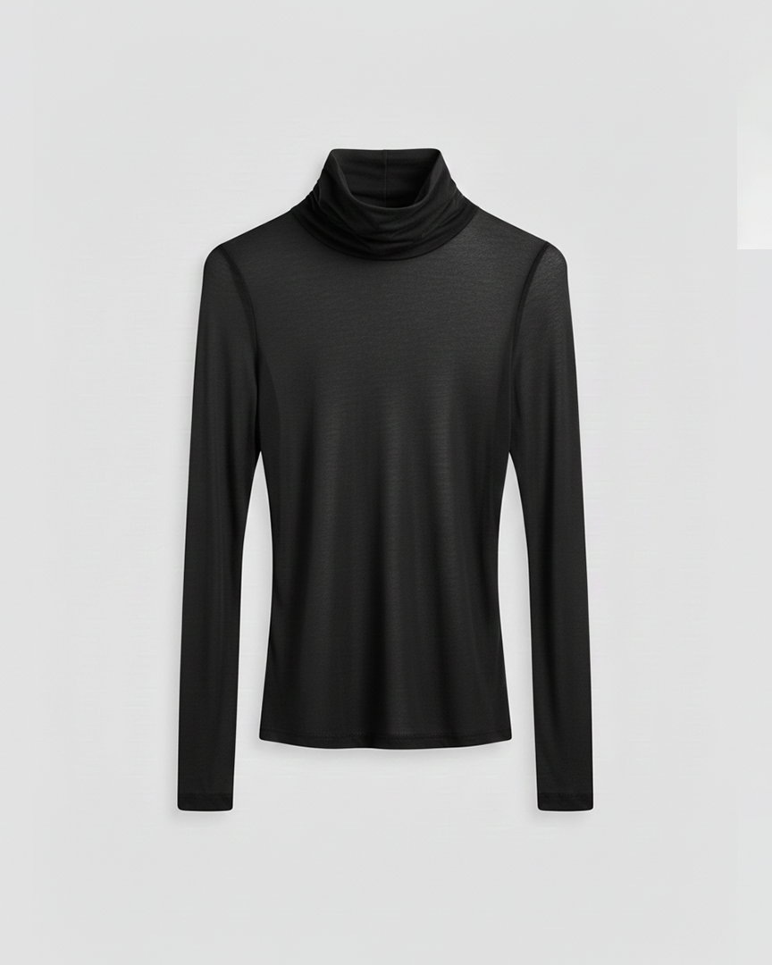 TRANSPARAN BOĞAZLI BLUZ