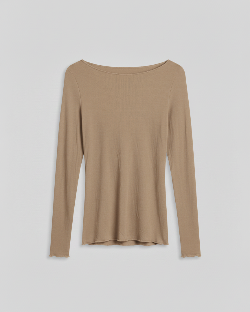 TRANSPARAN KAYIK YAKA BLUZ